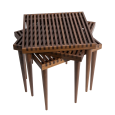 Slatted Stacking Tables