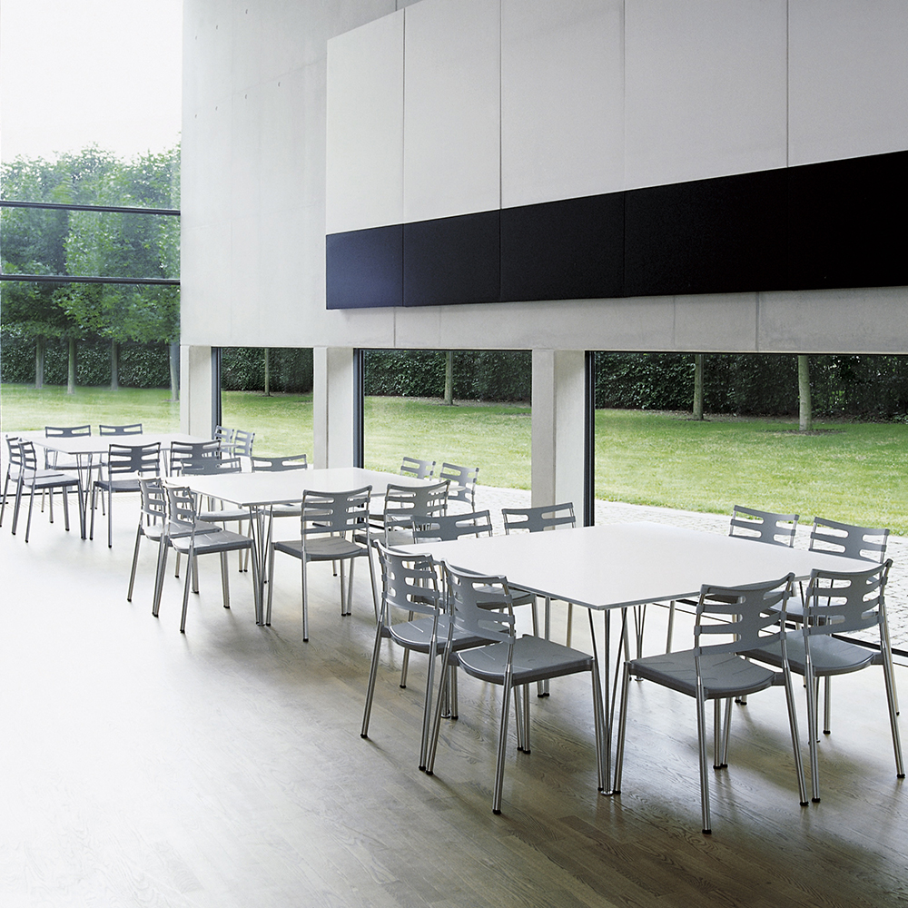Piet Hein Table Series™ designed by Piet Hein, Bruno Mathsson, Arne Jacobsen for Fritz Hansen