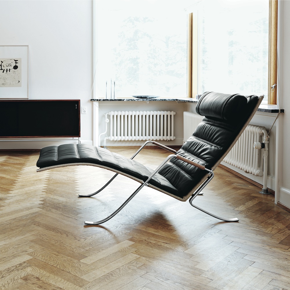 Grasshopper Chair, Fabricius Kastholm, Lange Productions, black leather lounge, grasshopper lounge