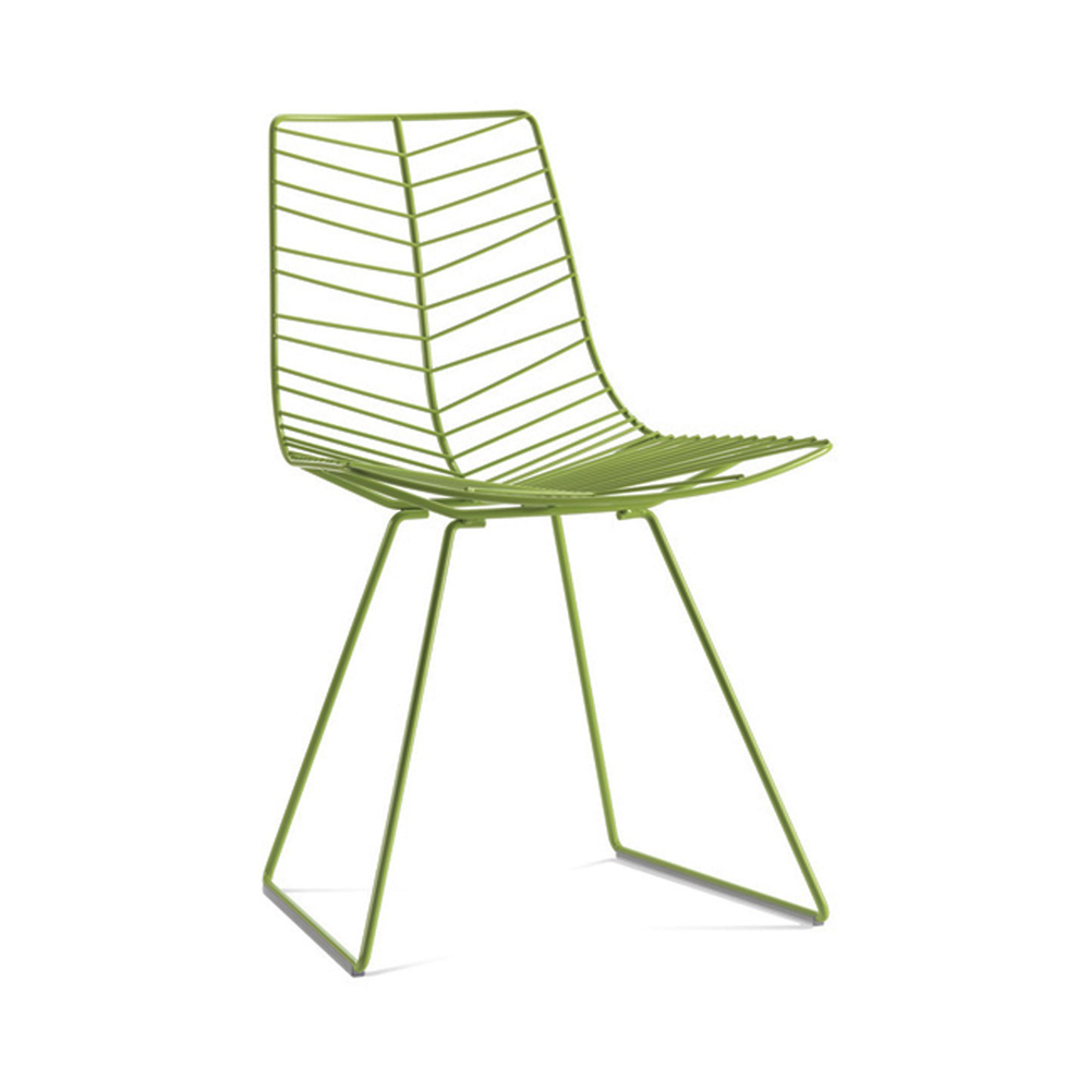 Leaf Chair in stackable or sled base version designed by Lievore, Altherr, Molina for Arper, Italy
