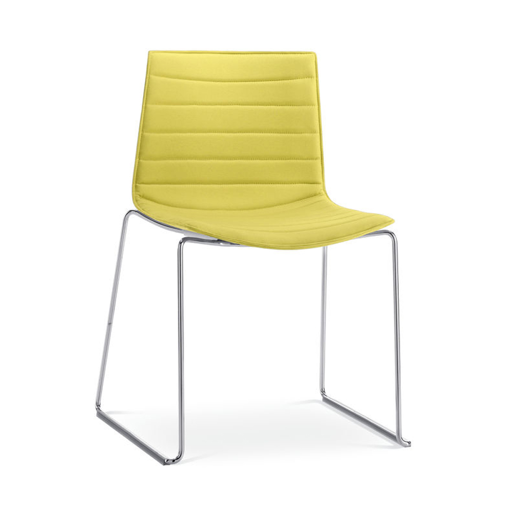 CAtifa 46 Sled Chair Arper yellow