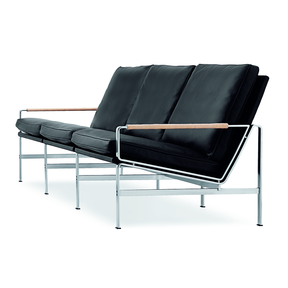 FK 6720 3-Seater designed by Fabricius/Kastholm for Lange Production