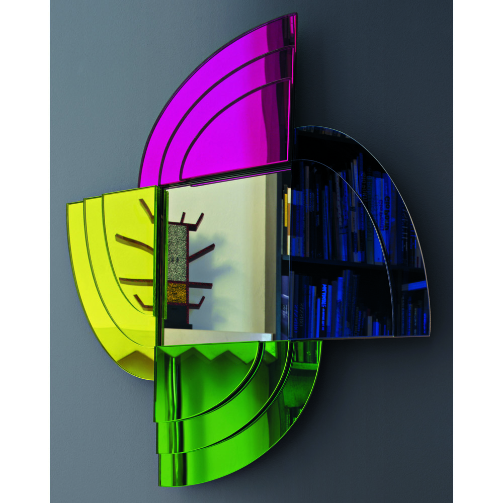 Gli Specchi di Dioniso mirrors designed by Ettore Sottsass for Glas Italia