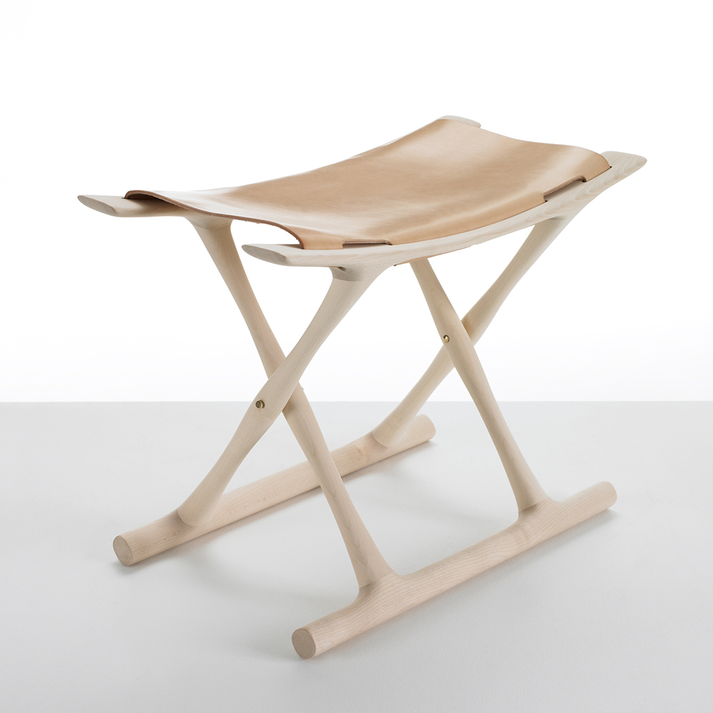 OW2000 Egyptian Stool designed by Ole Wanscher, manufactured by Carl Hansen & Son