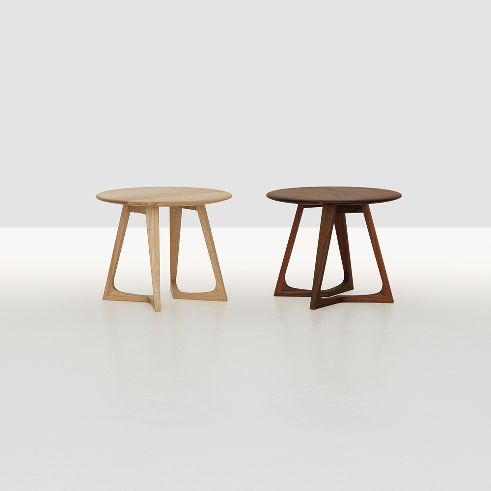 Twist Night table designed by Formstelle for Zeitraum
