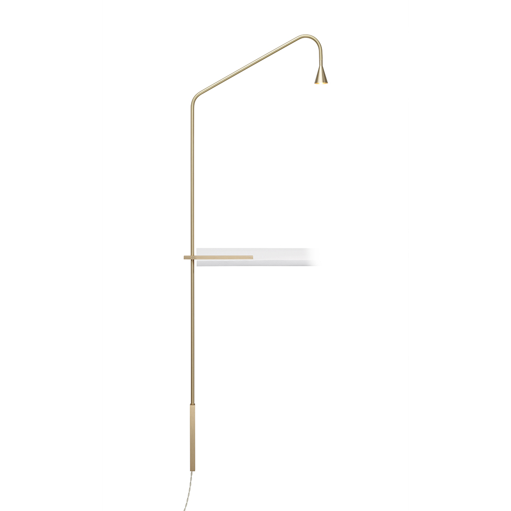 austere table lamp Hans Verstuyft trizo21 modern brass minimalist light