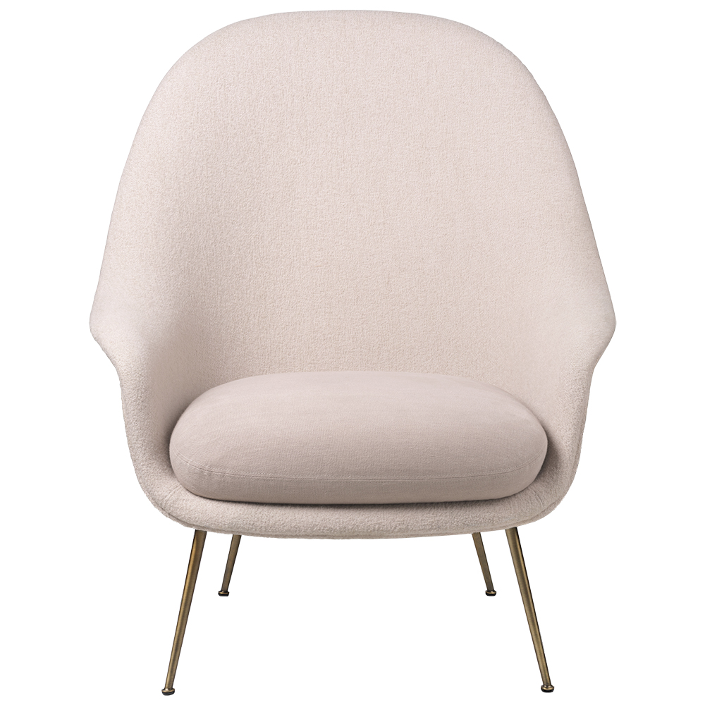 bat lounge chair gamfratesi gubi contemporary modern designer upholstered high back lounge chair