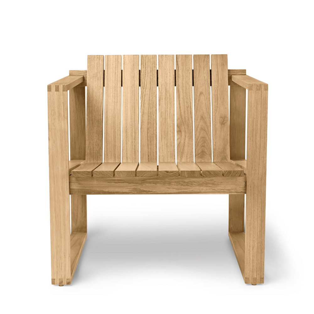 bk11 bodil kjaer carl hansen contemporary modern danish designer outdoor teak wood lounge chair