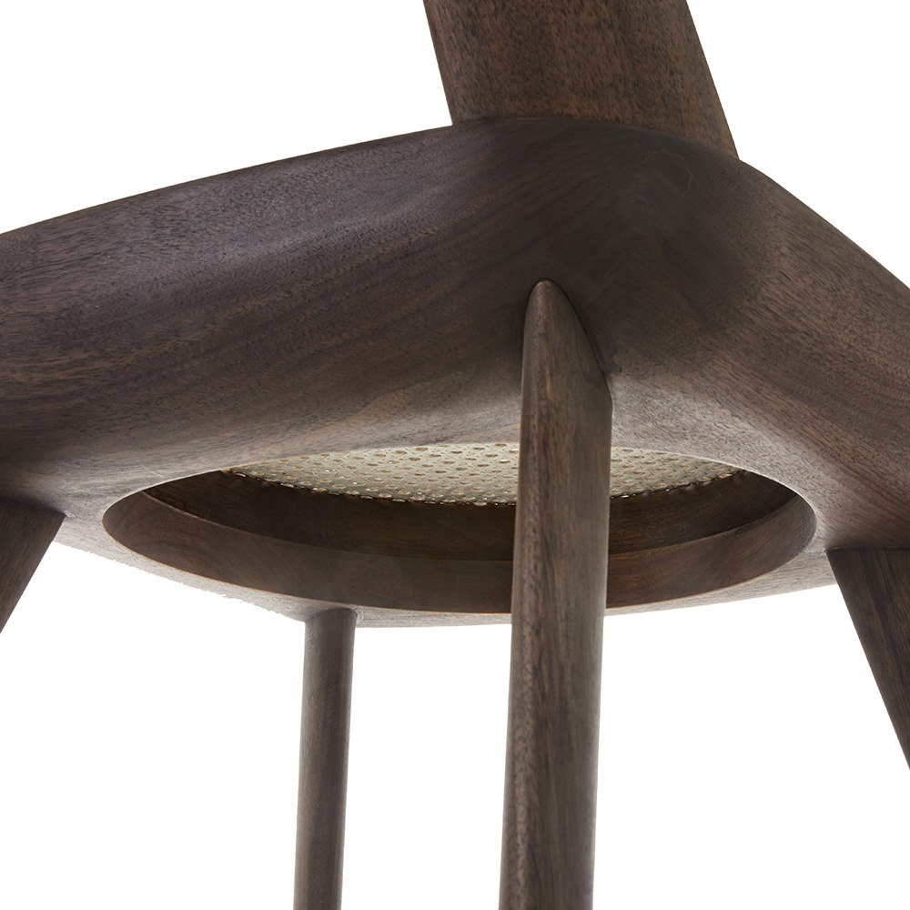 brutus bassamfellows modern contemporary designer american wood side chair