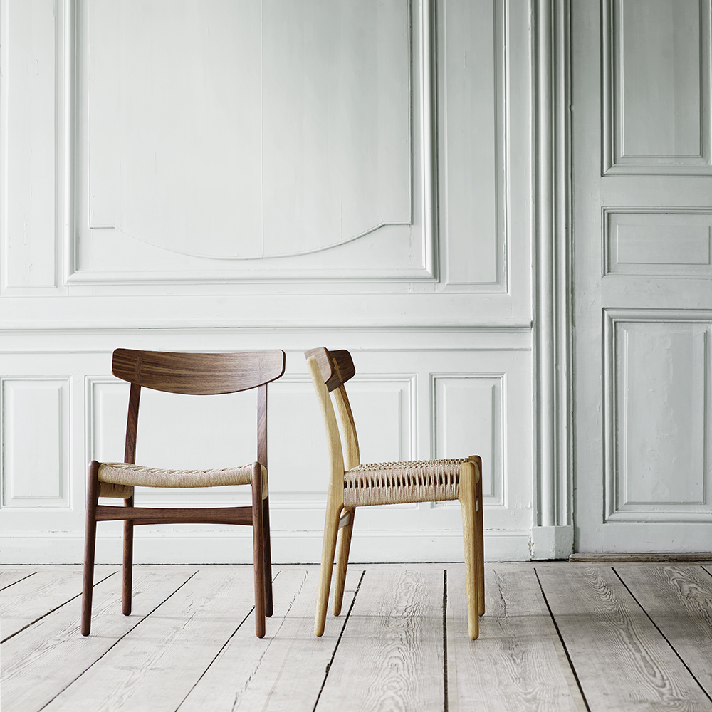 ch23 hans j wegner carl hansen sons modern wood designer danish dining chair