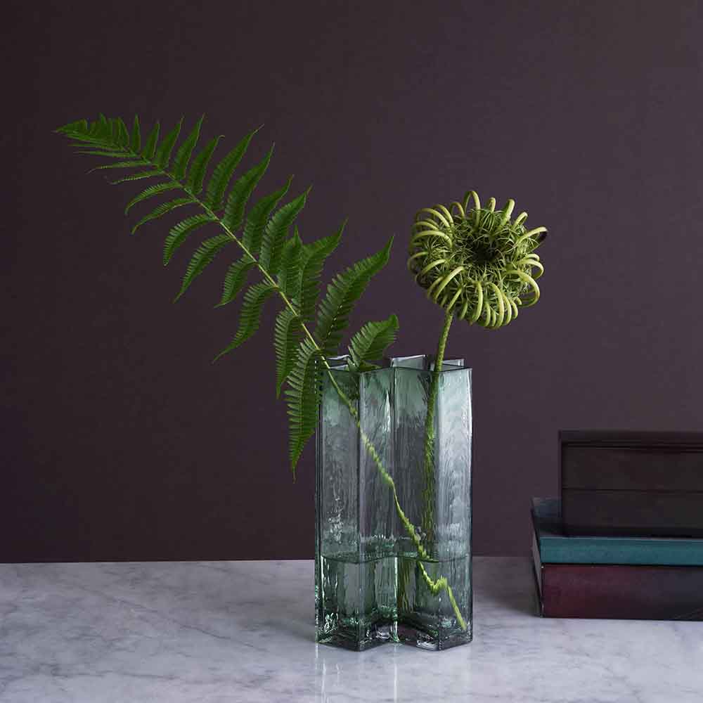crosses bodil kjaer holmegaard modern contemporary danish designer glass flower vase home accessory