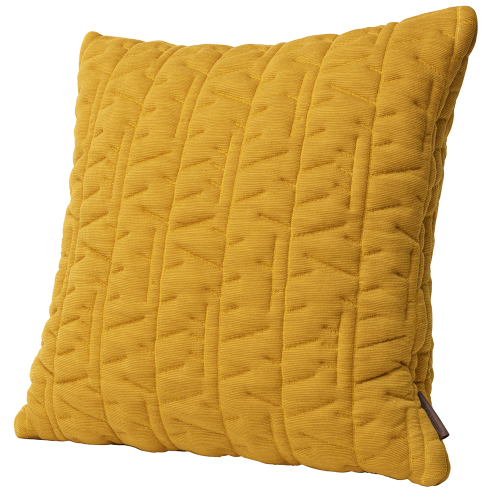 cushion arne jacobsen fritz hansen mid century modern designer ochre warm yellow earth tone pillow cushion