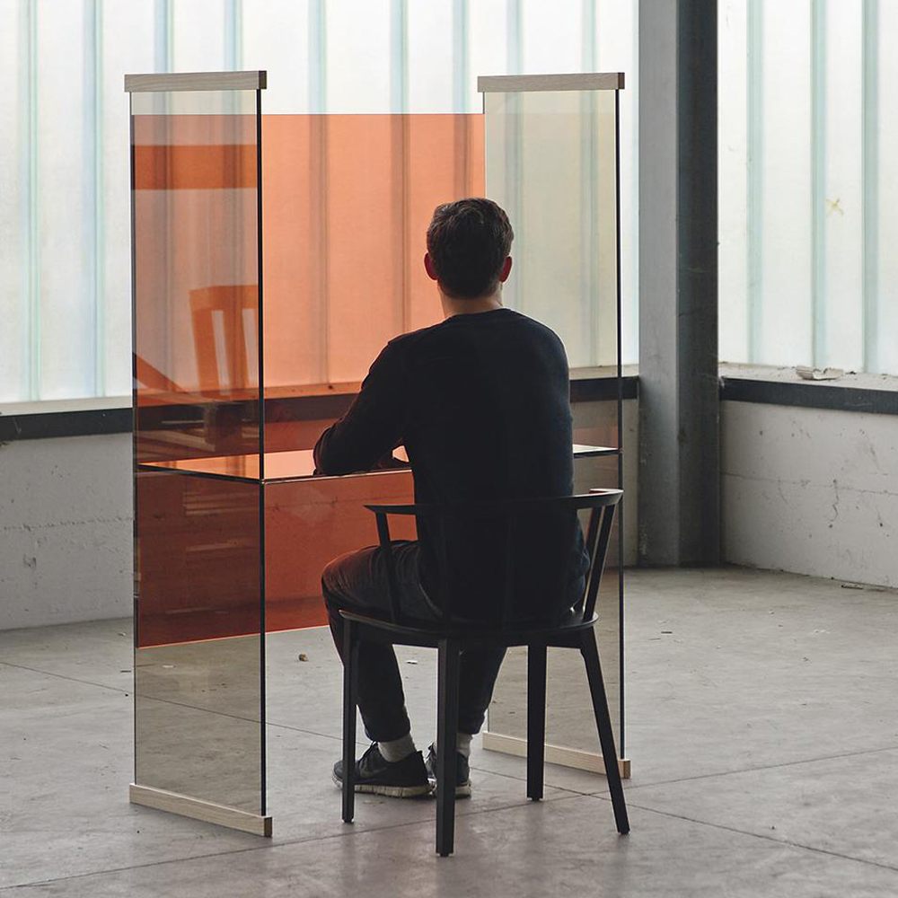 Diapositive Desk Glas Italia Ronan and Erwan Bouroullec modern glass furniture