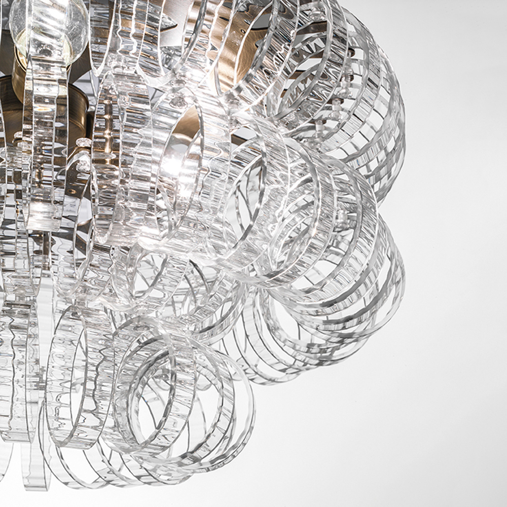 Ecos Ceiling light designed by Renato Toso, Noti Massari & Associates for Vistosi