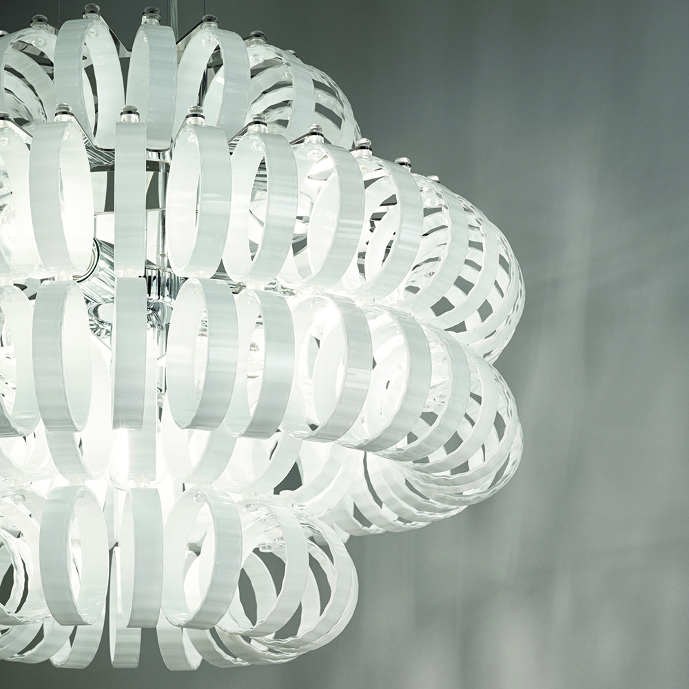 Ecos Suspension light designed by Renato Toso, Noti Massari & Associates for Vistosi