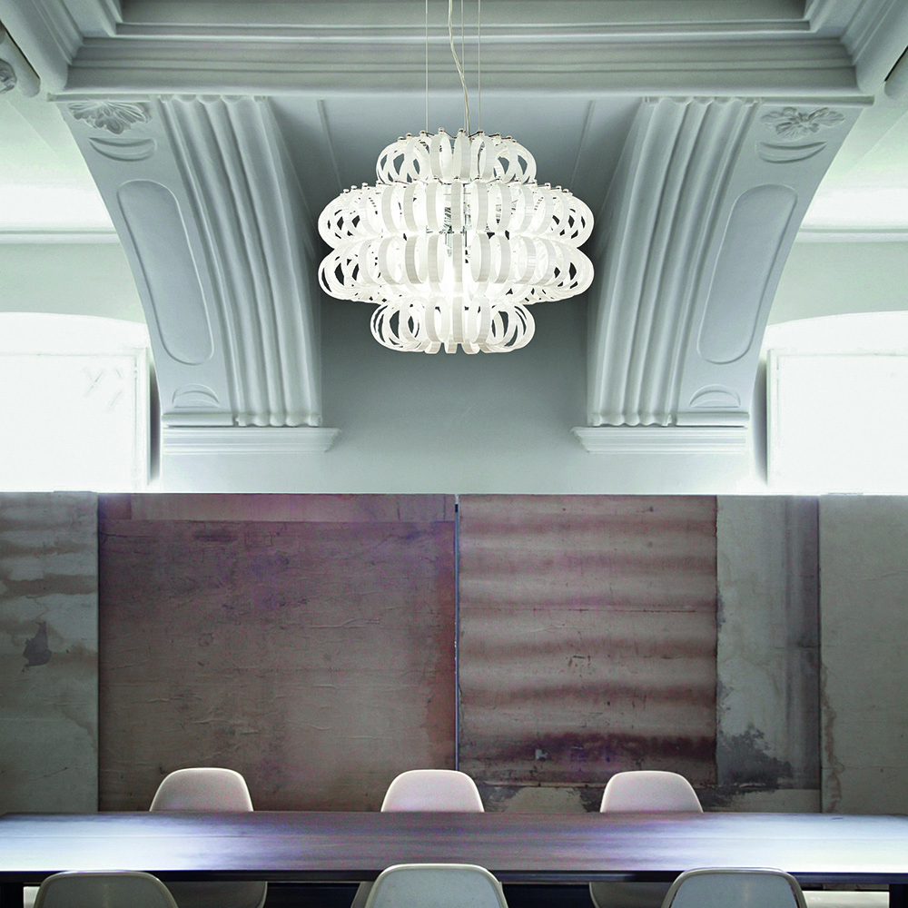 Ecos Suspension light designed by Renato Toso, Noti Massari & Associates for Vistosi