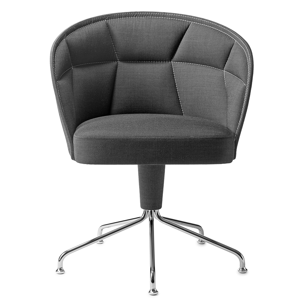 emily ii chair farg blanche garsnas upholstered swivel modern office chair