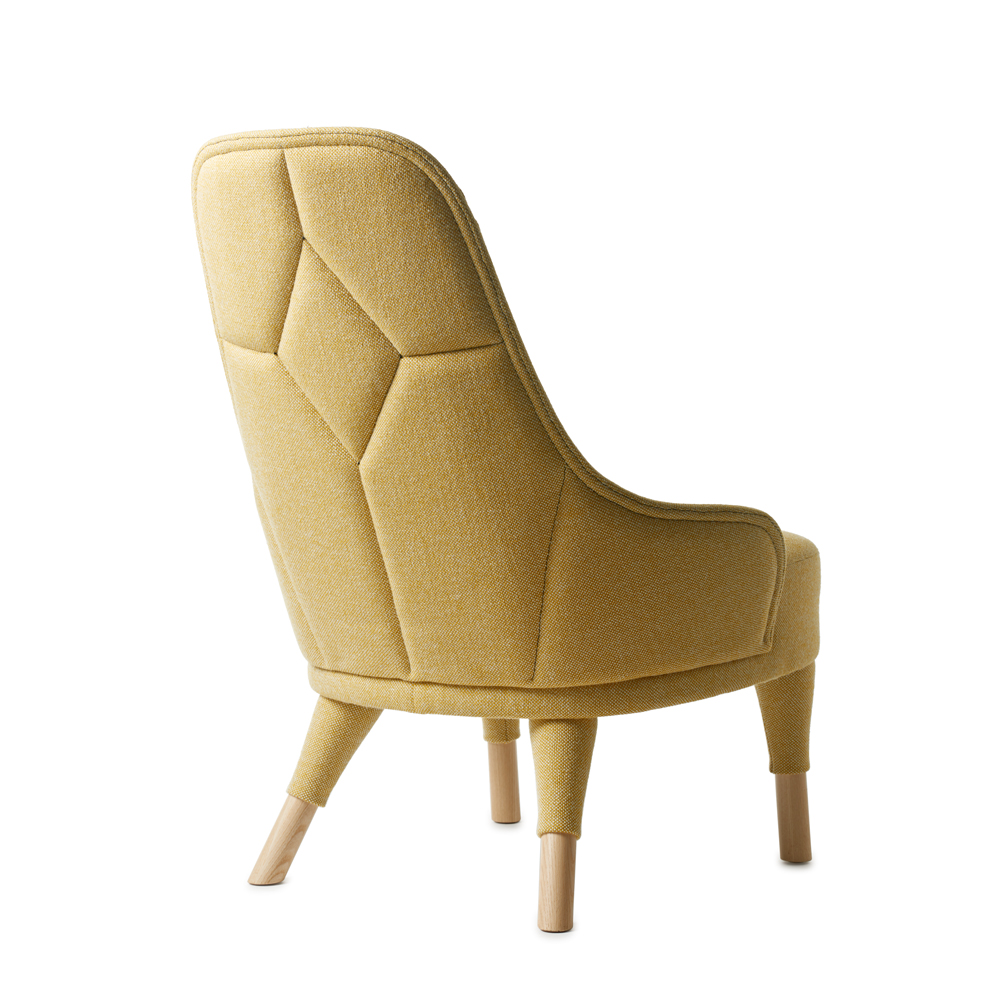 EMMA lounge chair garsnas farge blanche yellow