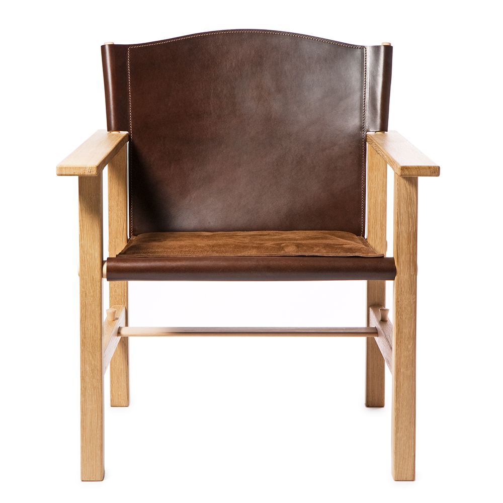 Ferdinand Ake Axelsson Garsnas swedish designer leather armchair