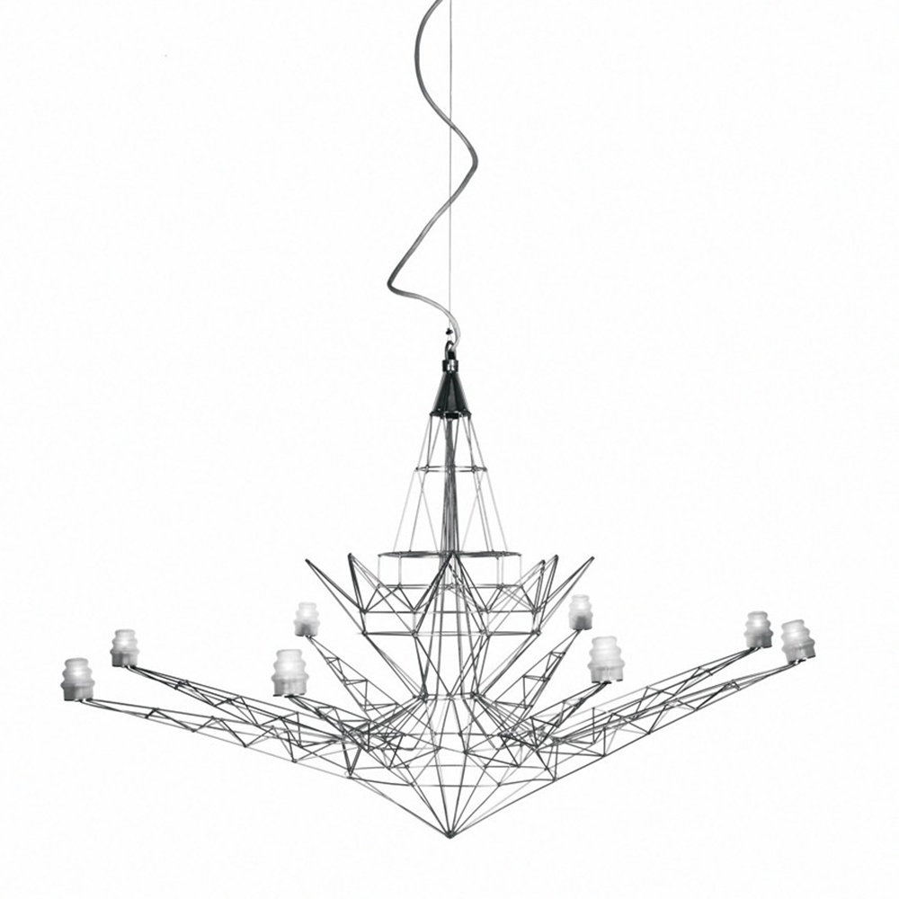 Lightweight suspension light designed by Tom Dixon for Foscarini