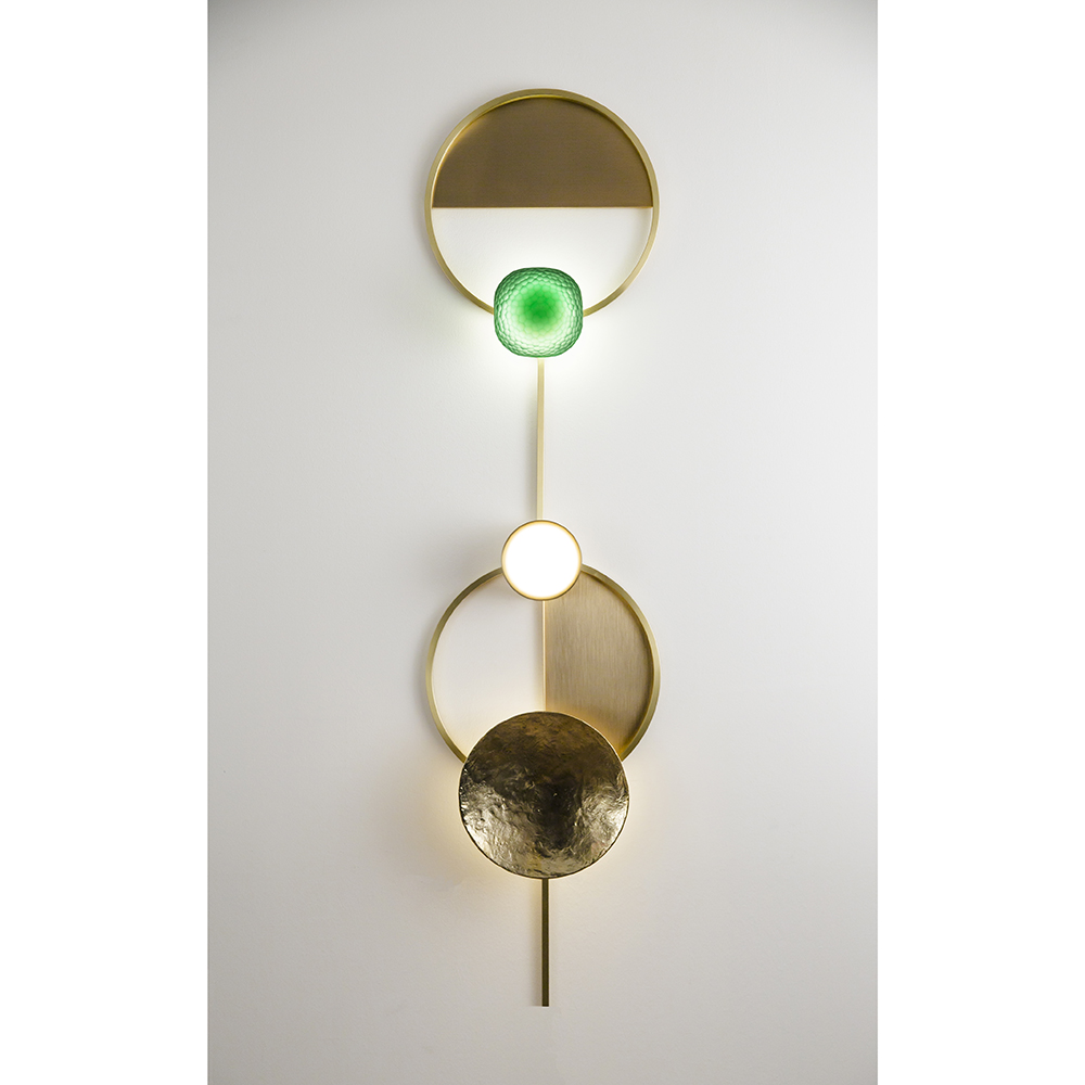 gioielli giopato coombes modern gold geometric wall light