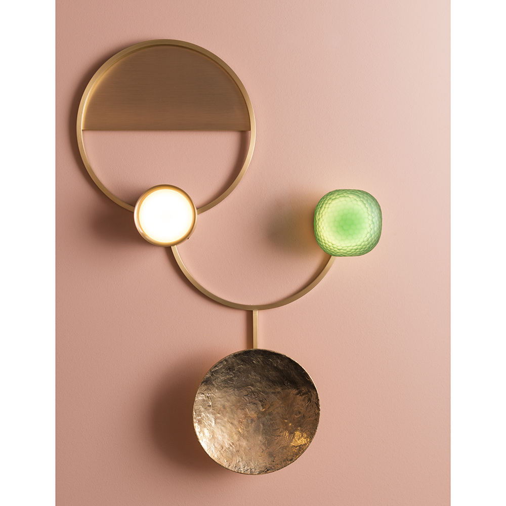 gioielli giopato coombes modern gold geometric wall sconce