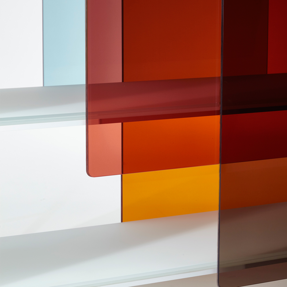 Layers designed by Nendo for Glas Italia