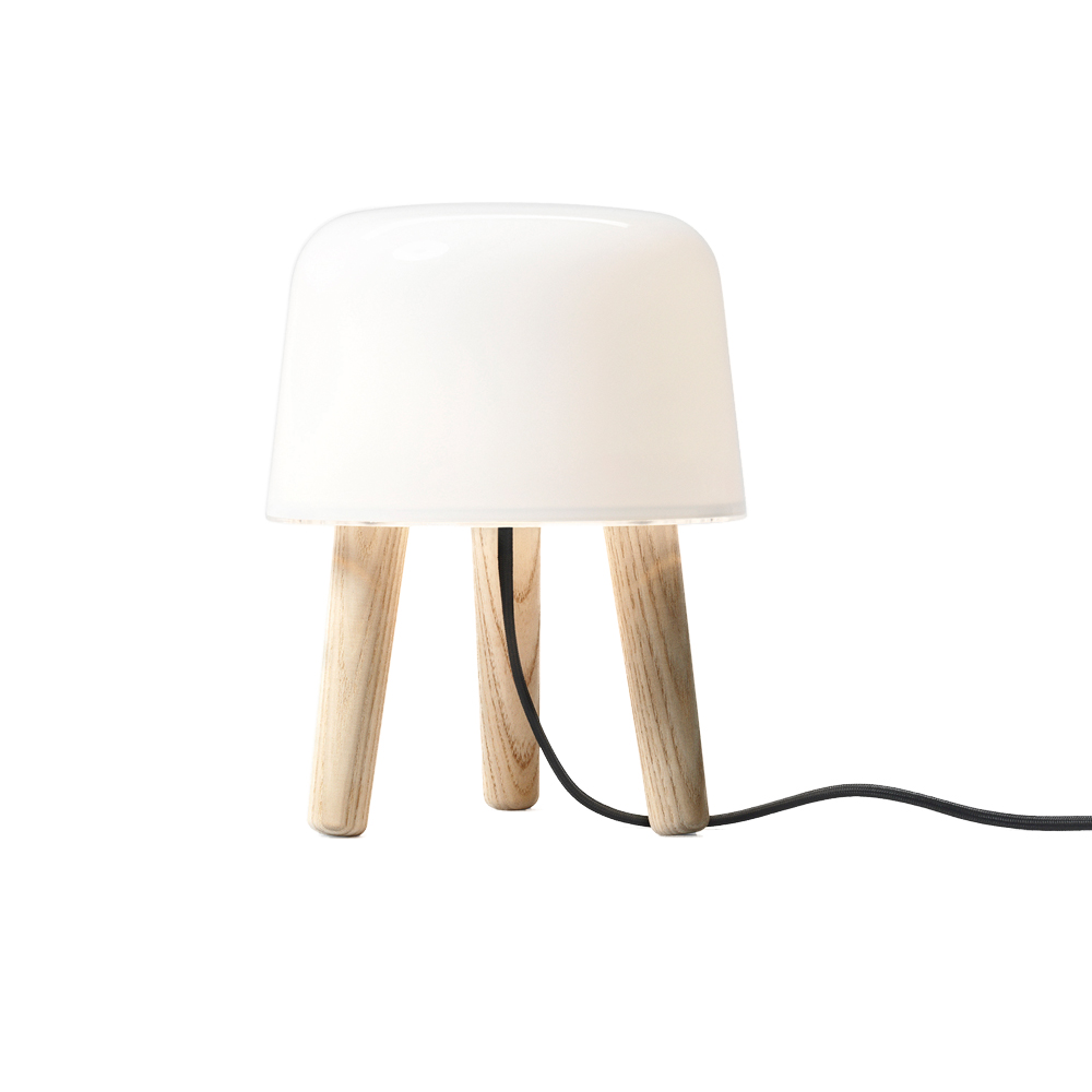 Milk table lamp NA1 andtradition norm architects white opal glass smoked ash lighting danish design shop SUITE NY