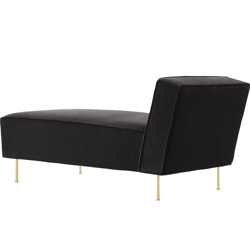 modern line chaise longue lounge greta grossman gubi midcentury modern designer contemporary minimalist upholstered lounge furniture