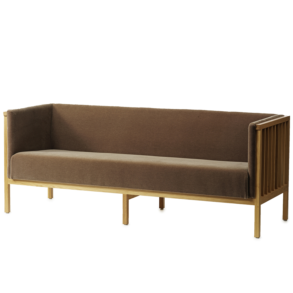neptunus ake axelsson garsnas upholstered wood frame modern danish designer armchair sofa