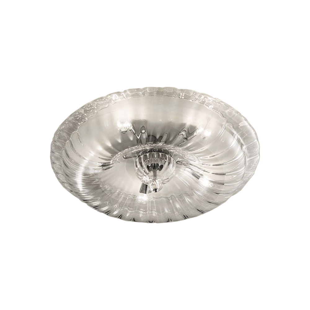 Novecento Romani Saccani Architetti Associati Vistosi modern italian glass ceiling lamp