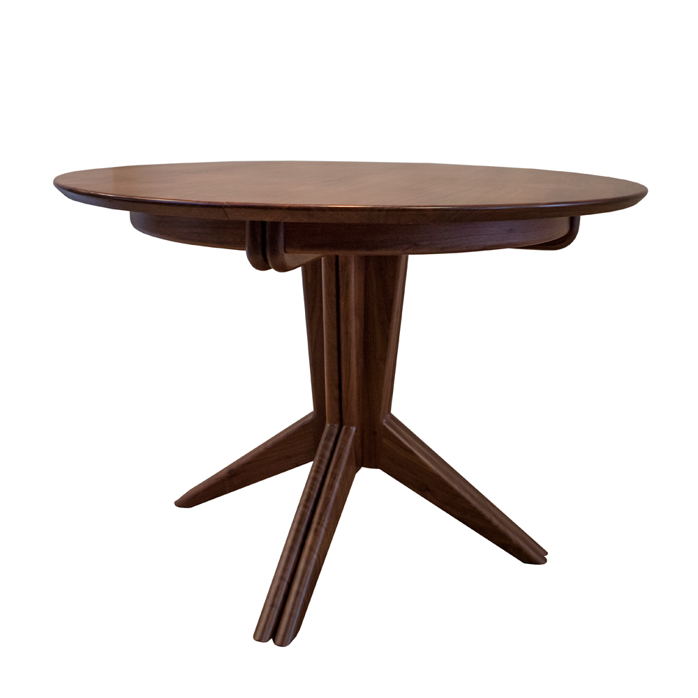 Pedestal PDT 48 Extension table Mel Smilow Furniture modern designs shop suite ny