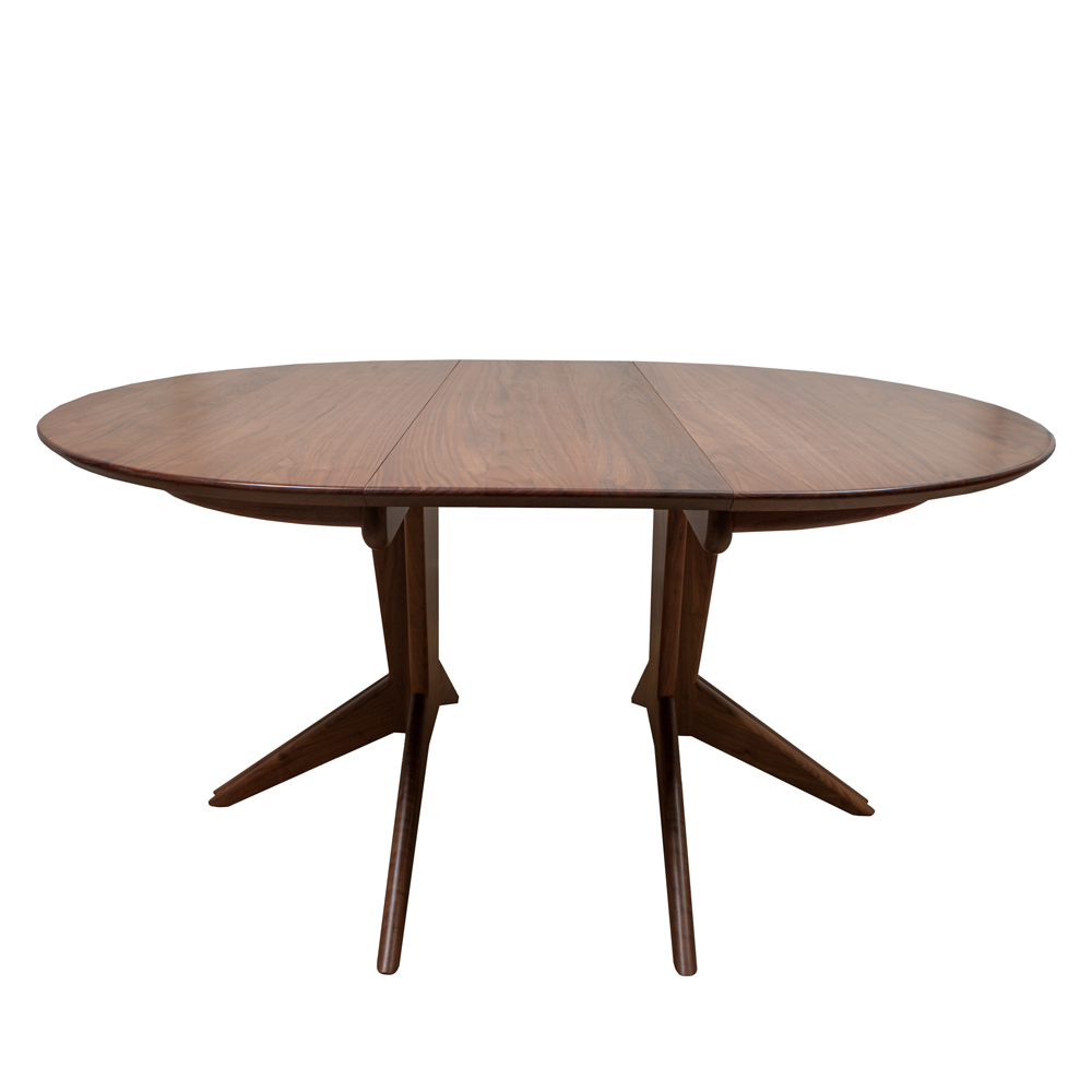 Pedestal PDT 48 Extension table Mel Smilow Furniture modern designs shop suite ny