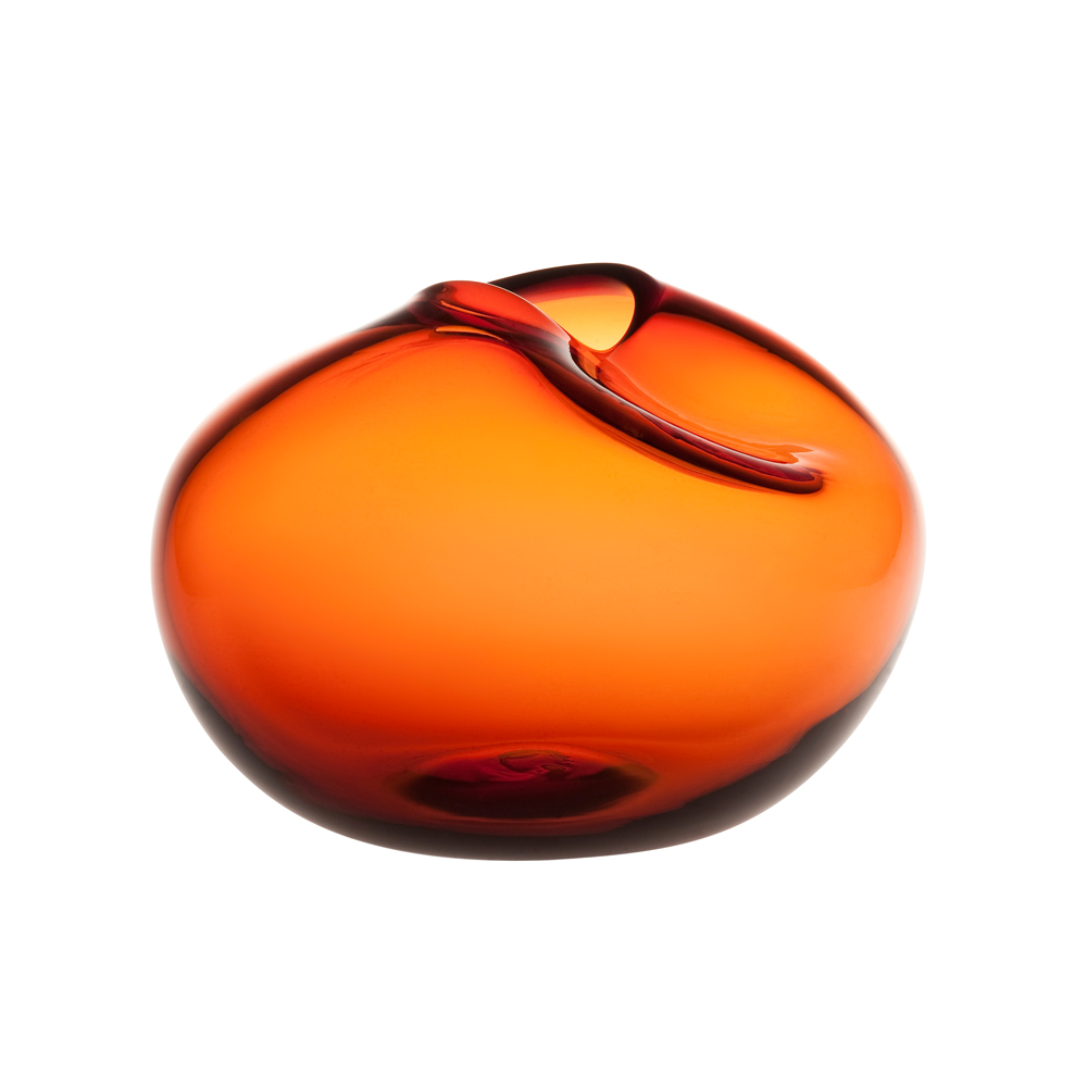 Pebbles Vases Kate Hume When Objects work colorful glass orange cognac
