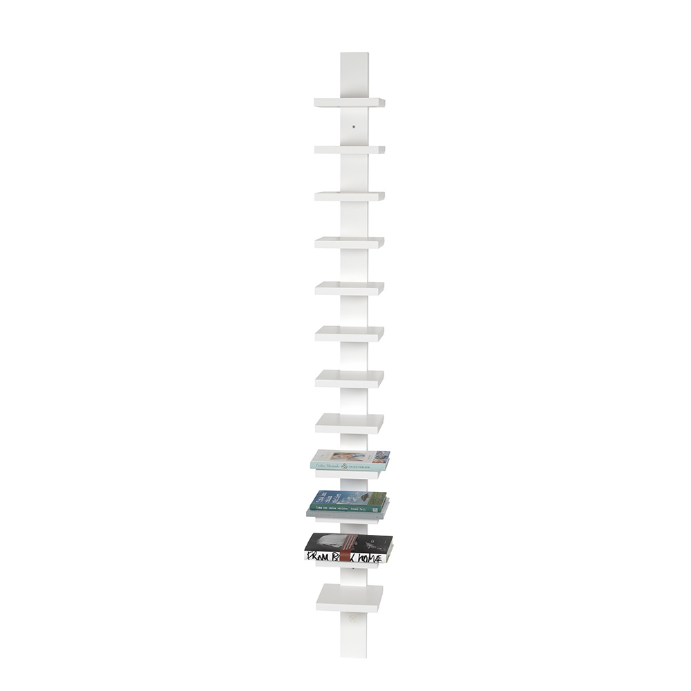 pilaster john kandell kallemo modern contemporary slim tall bookshelf shelving unit