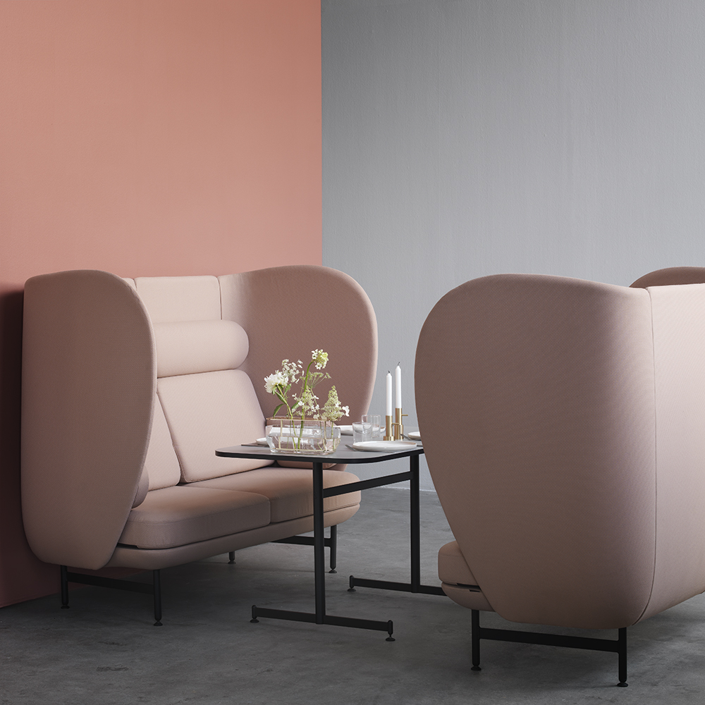 plenum jaime hayon fritz hansen modern contemporary danish designer high back high sides sofa armchair