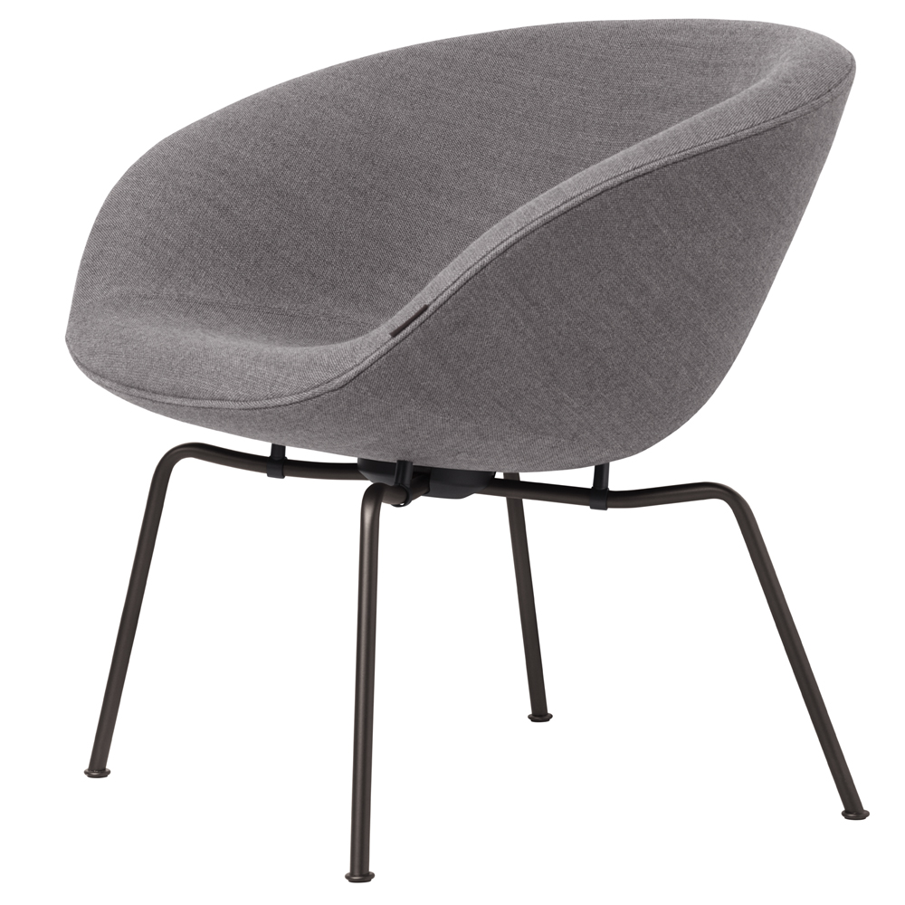 Pot Chair Arne Jacobsen Fritz Hansen mid-century modern upholstered lounge chair