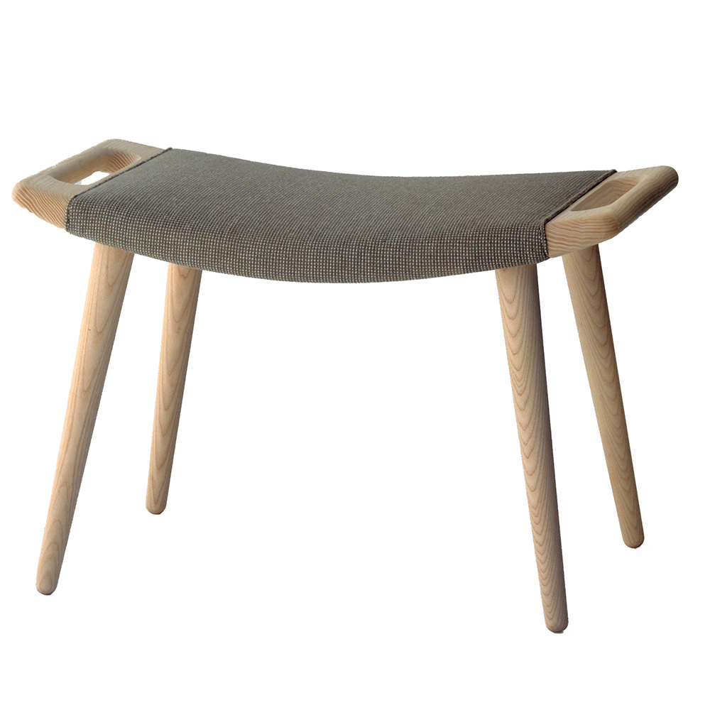 pp120 hans j wegner pp mobler danish designer upholstered wood stool