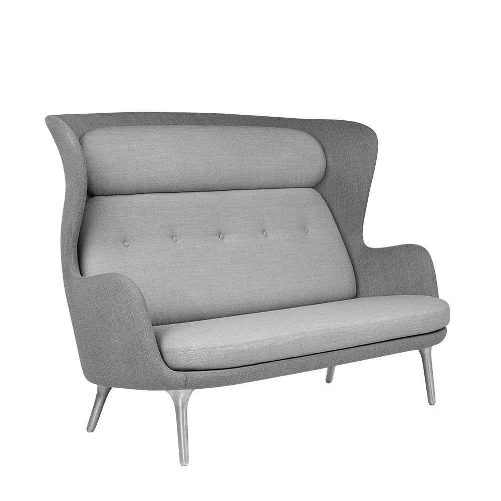 ro sofa jaime hayon fritz hansen grey modern designer danish upholstered two seater 