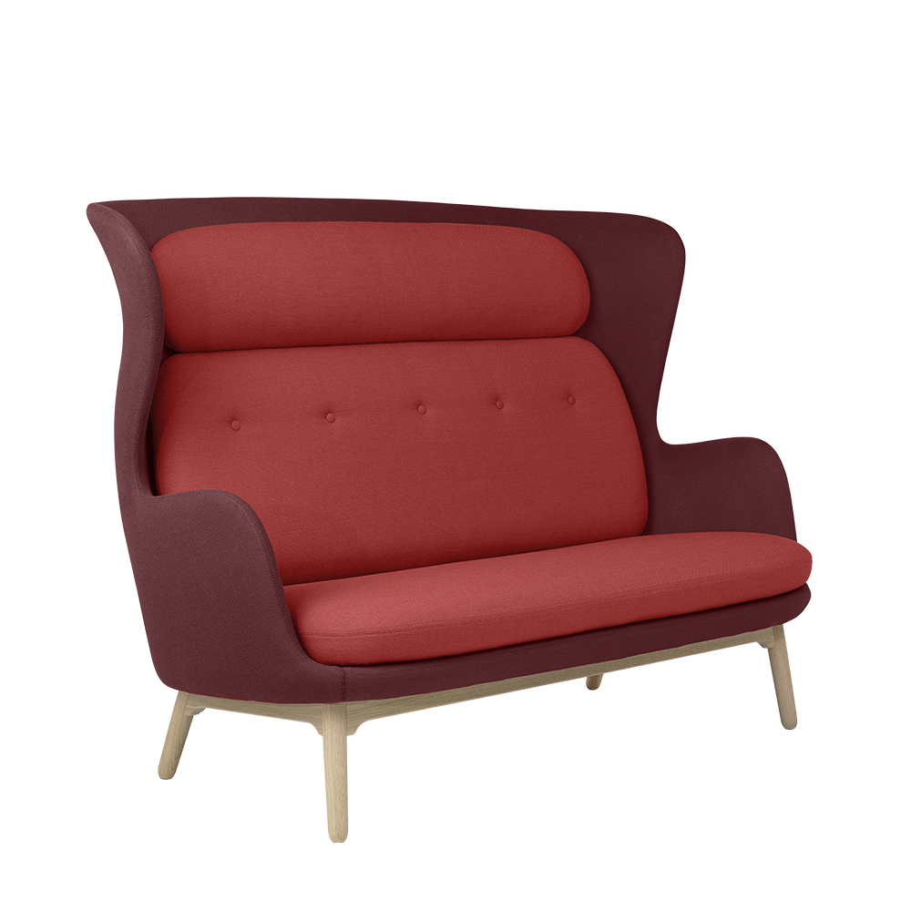ro sofa jaime hayon fritz hansen red modern designer danish upholstered two seater 