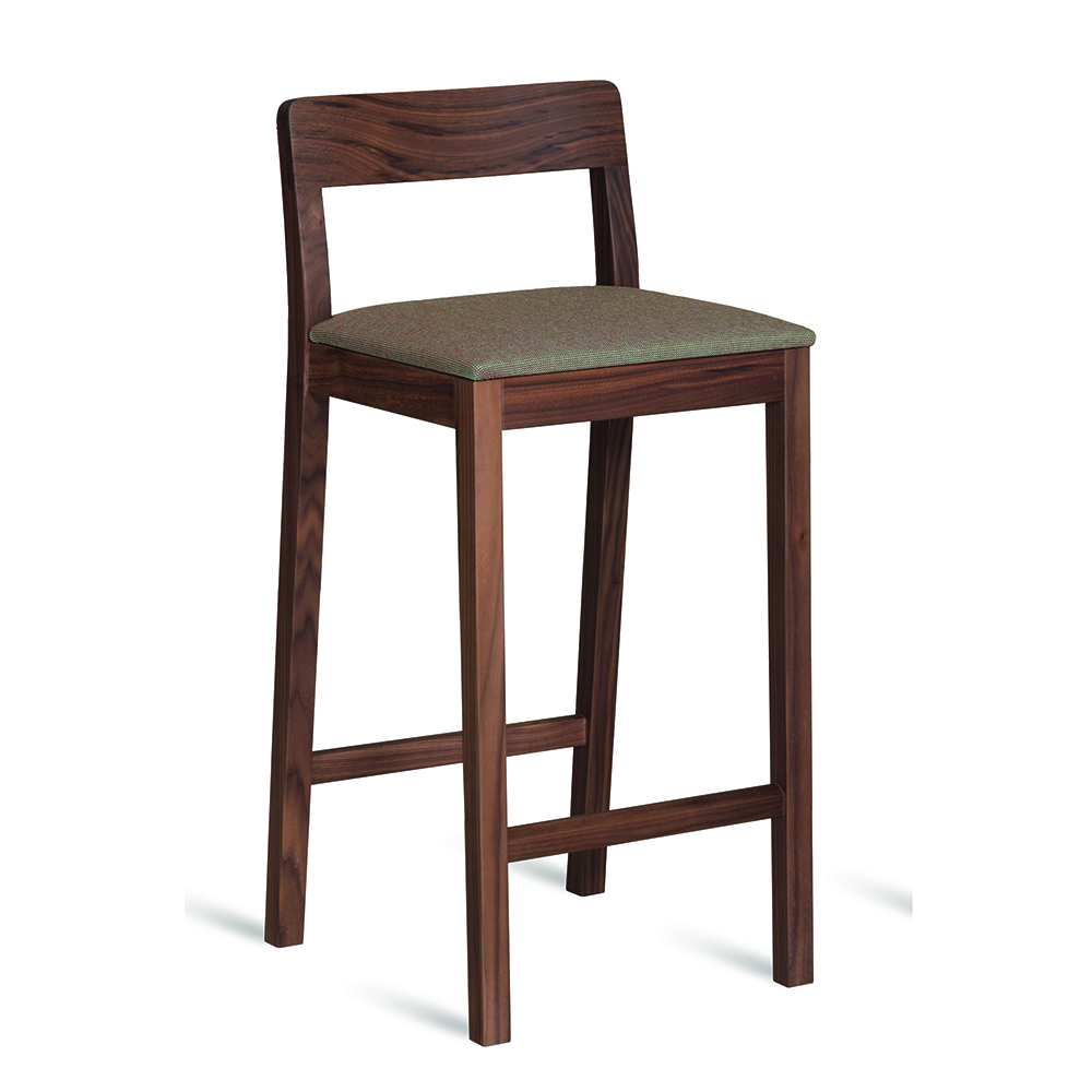 Sit Bar Stool Lorenz Kaz Zeitraum contemporary solid wood bar stool