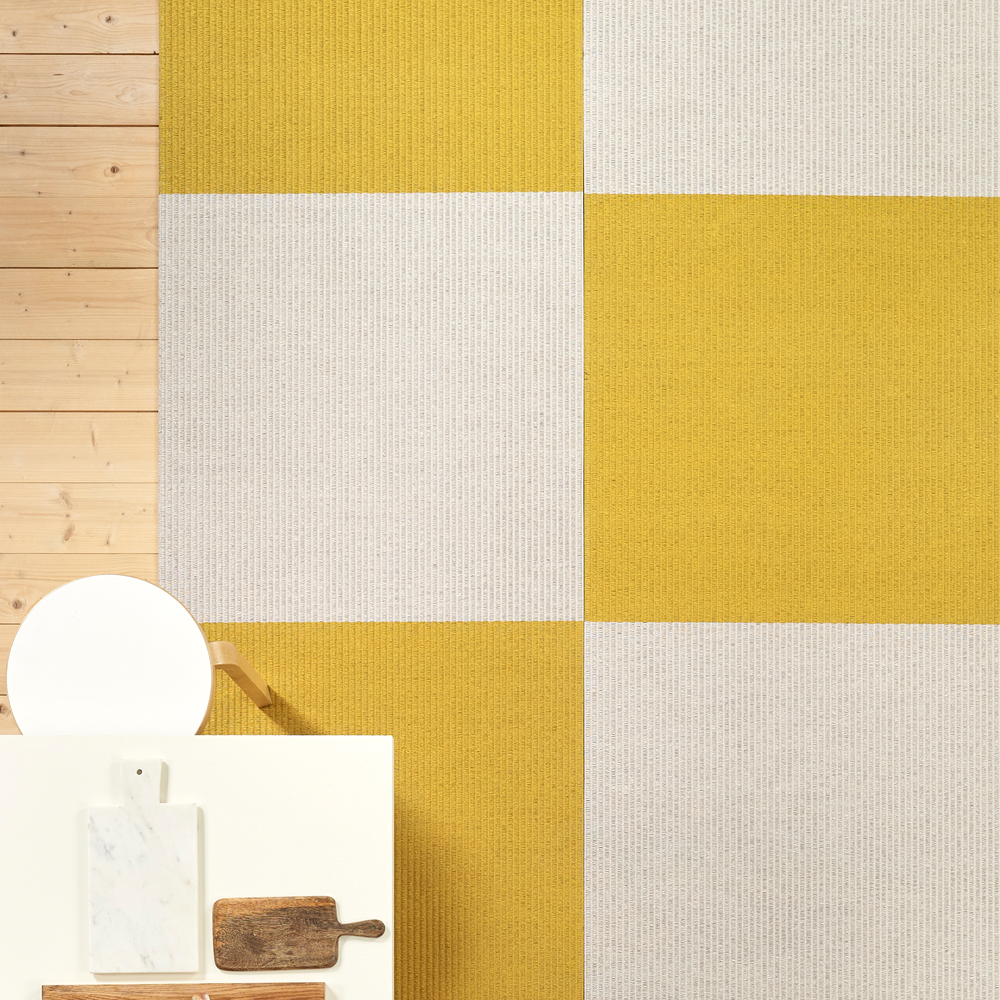 Squareplay Paperyarn rugs by Ritva Puotila for Woodnotes at SUITE NY 
