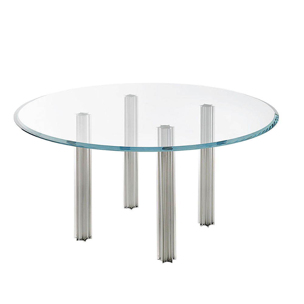 starlight table tokujin yoshioka glas italia modern contemporary italian designer glass coffee table metal legs