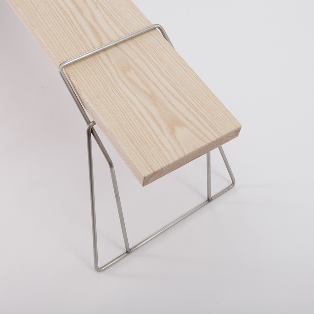 torben skov bench a petersen modern designer danish contemporary wood metal bench