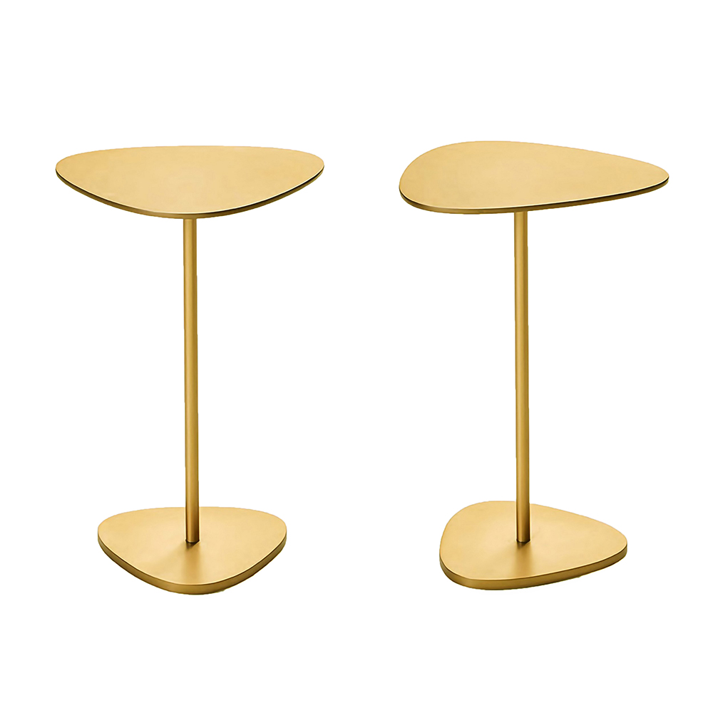 trigon side table bassamfellows Craig Bassam contemporary designer modern metal side table