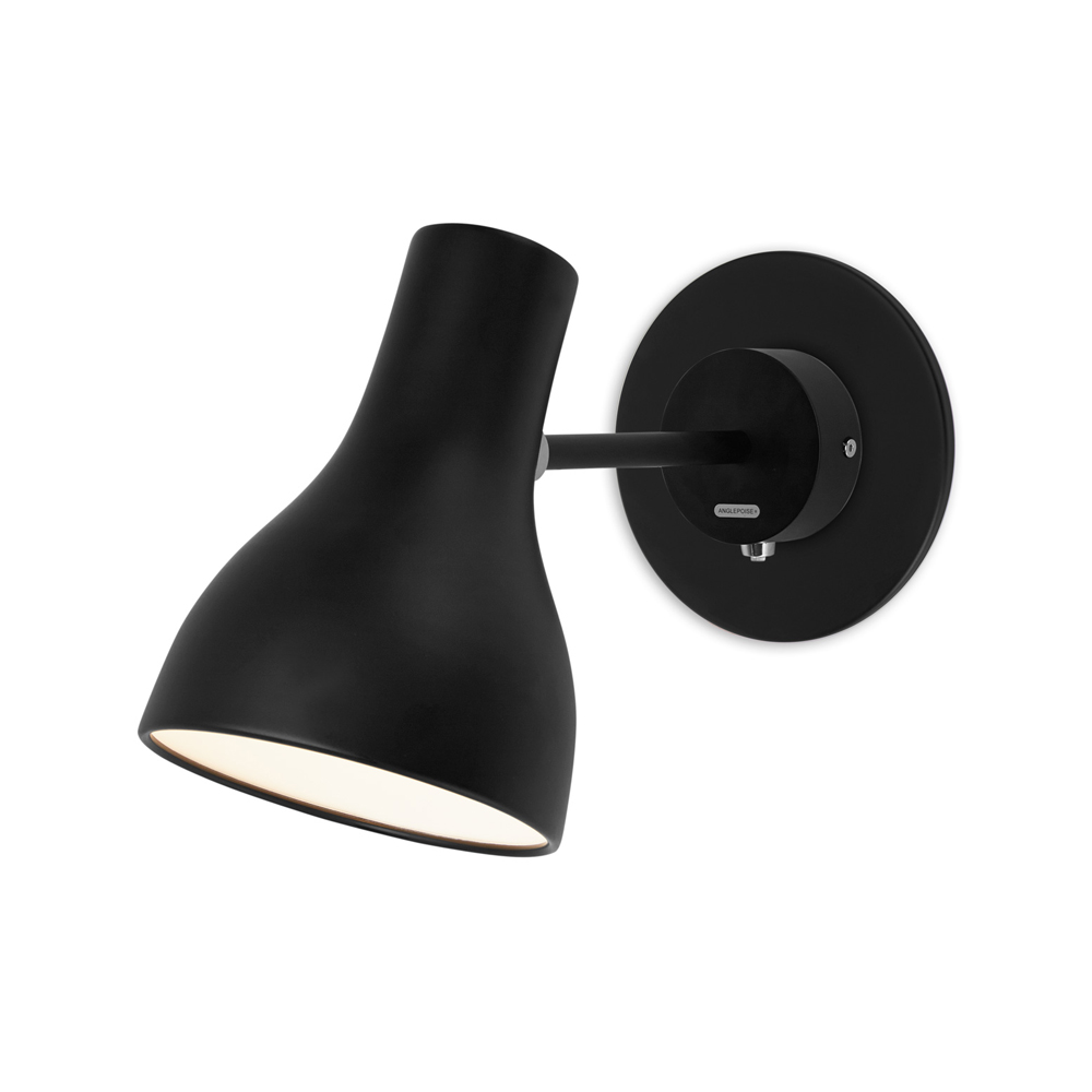 type 75 wall lamp brushed aluminum sir kenneth grange suite ny angle poise black matte american wall mount