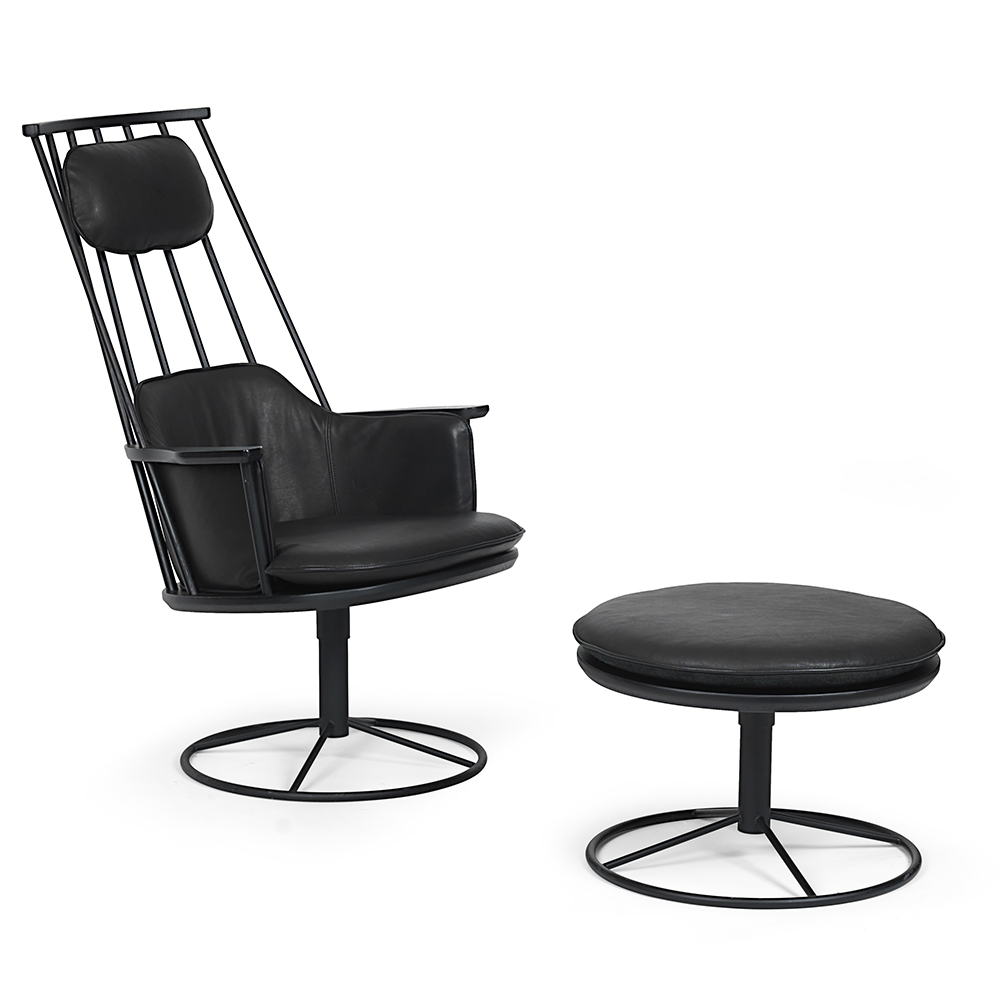 windsor pierre sindre kallemo contemporary modern designer swivel base lounge chair