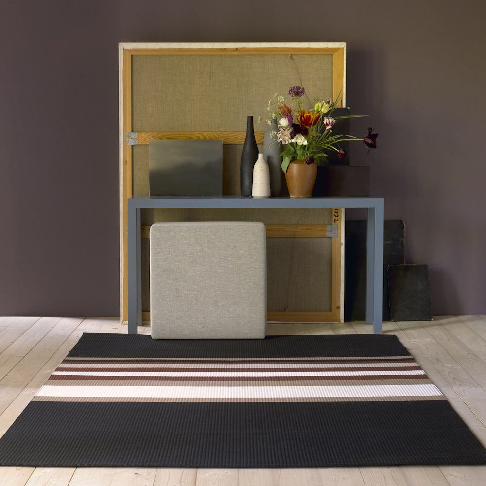 Horizon paperyarn carpet designed by Ritva Puotila for Woodnotes
