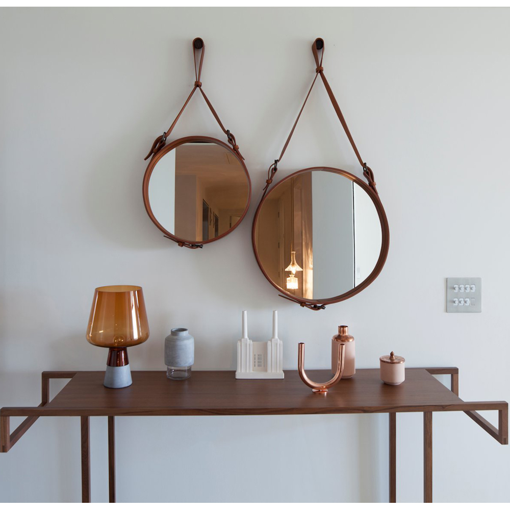 Adnet Round Mirror