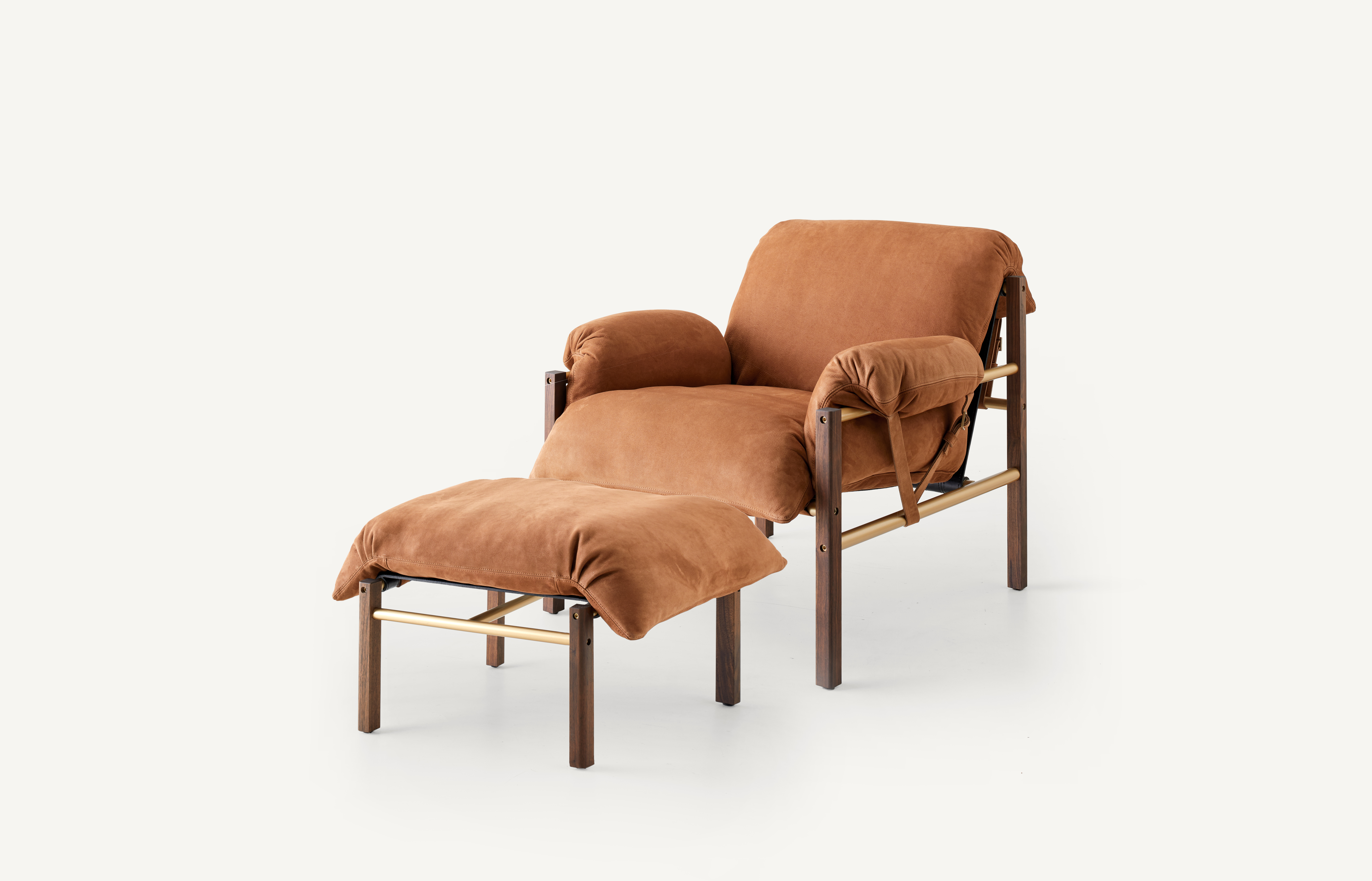bassamfellows-sling-club-chair-cb-570-w-bo-sb-nb-33073-brown-and-ottoman-cb-571-w-bo-sb-nb-33073-brown-three-quarter-front